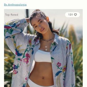 Anthropologie swim cover up tunic